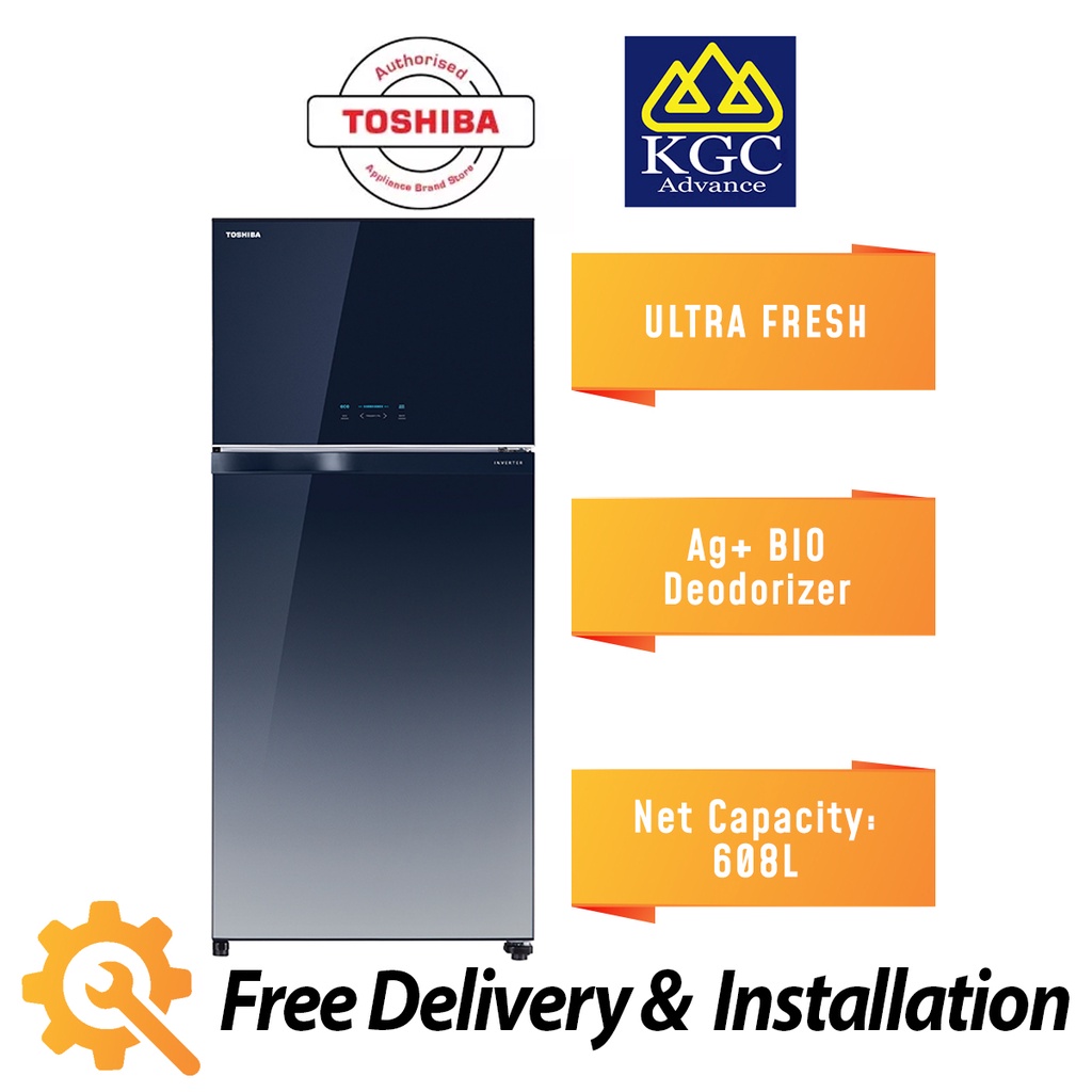 [Free Standard Installation & Delivery] Toshiba 661L 2 Doors Fridge GR