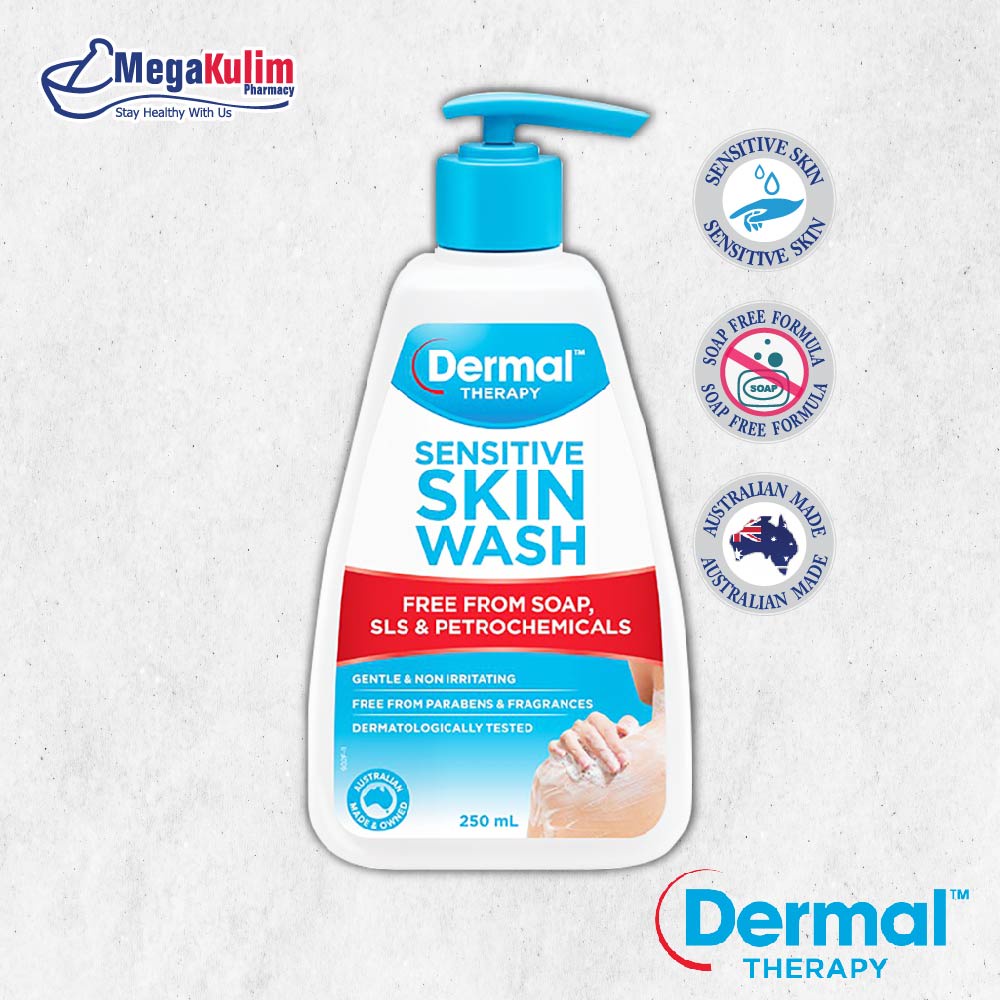 Dermal Therapy Sensitive Skin Wash 250mL Shopee Malaysia