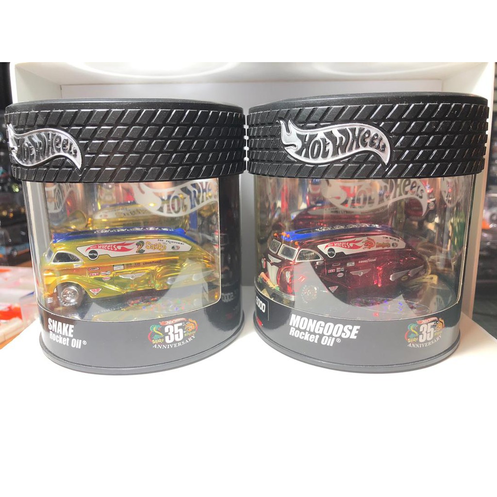 hot wheels snake and mongoose 35th anniversary set
