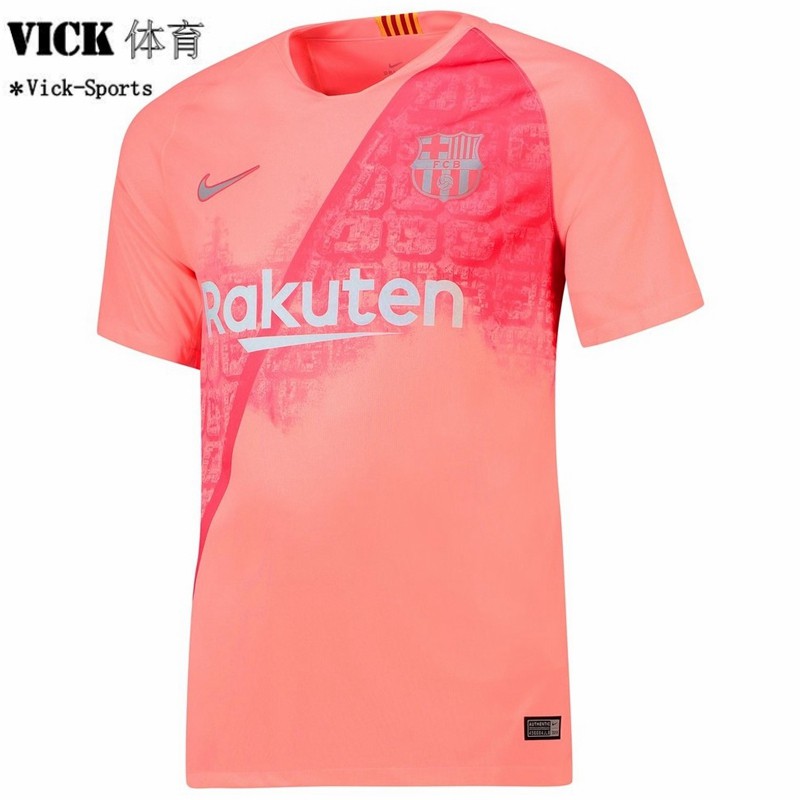 pink barca shirt