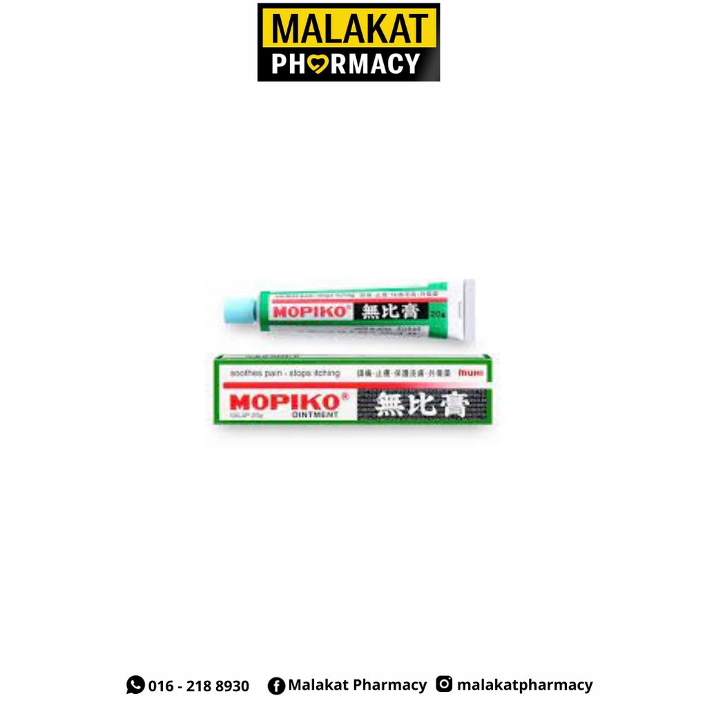 Mopiko Ointment 20g (soothes pain, stops itching) Shopee Malaysia