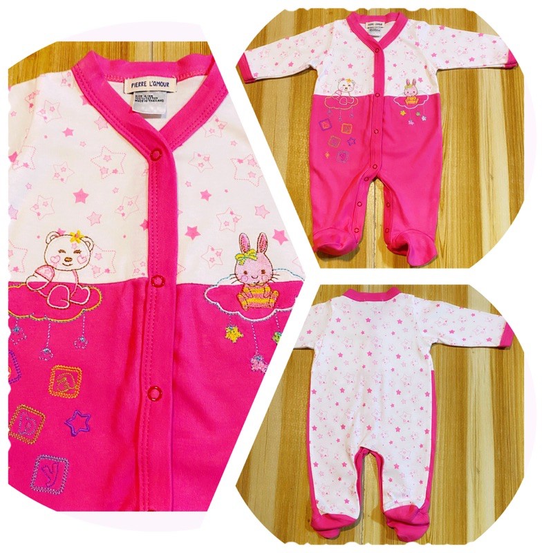 Jumpsuit,Baby Girl Solid Footed Longsleeve Jumpsuit. Shopee Malaysia
