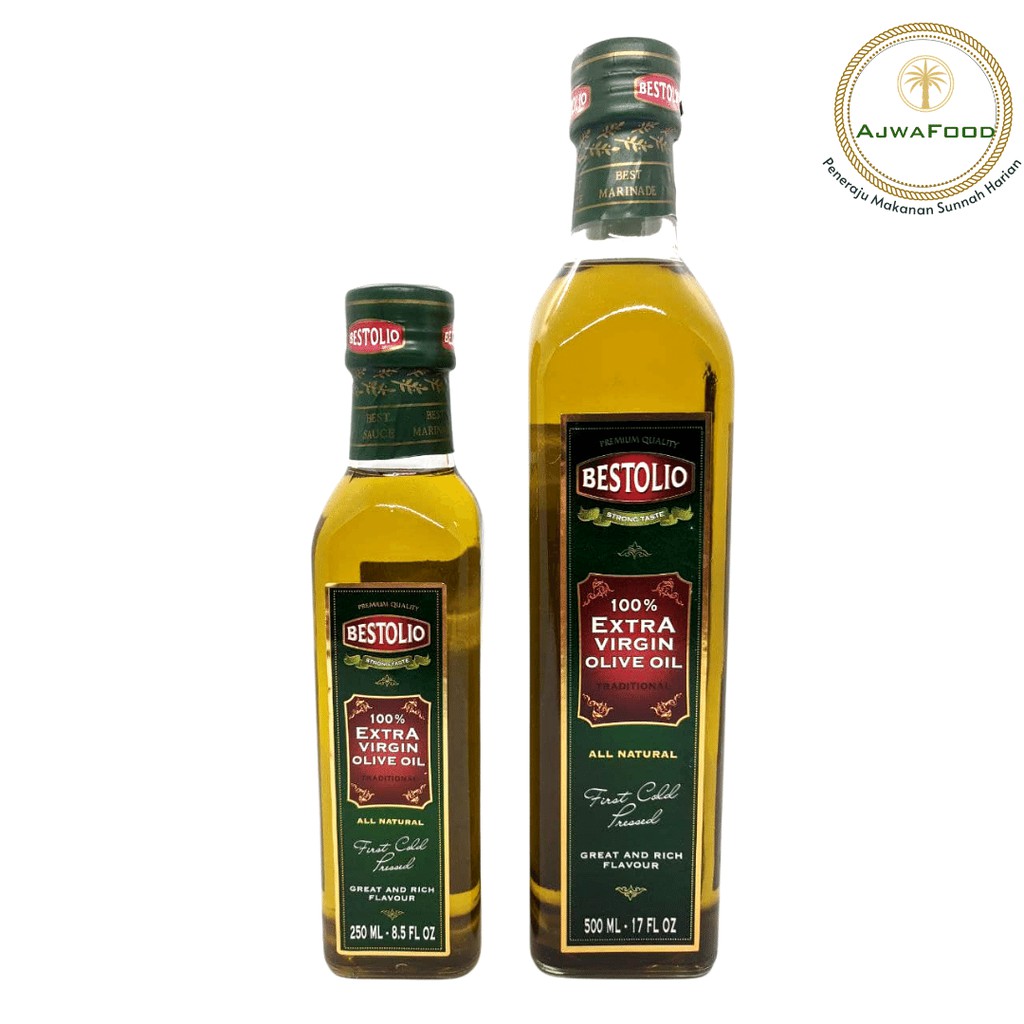 Minyak Zaitun Bestolio Extra Virgin Olive Oil (250ml/500ml) Shopee