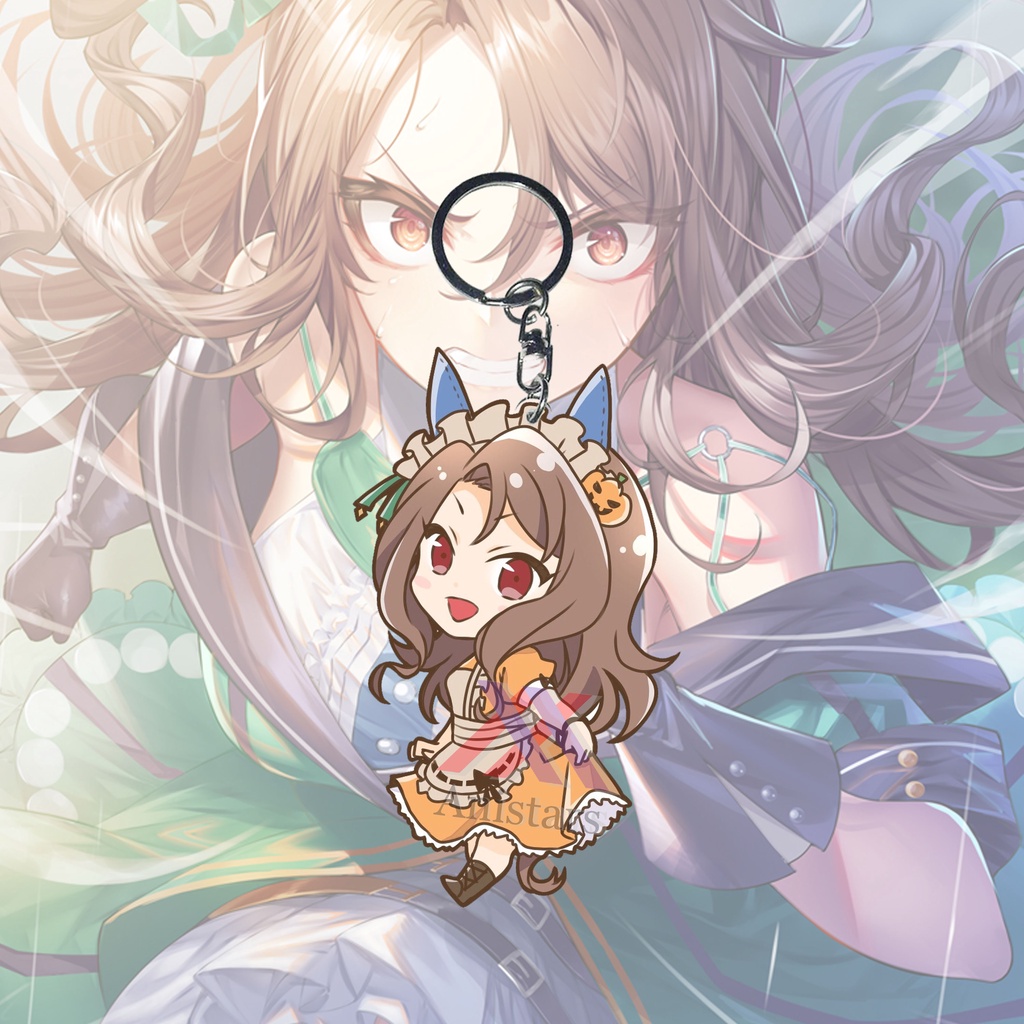 GANTUNGAN Uma Musume King Halo Keychain - Keychain - Key Chain - Souvenir - Anime - Game