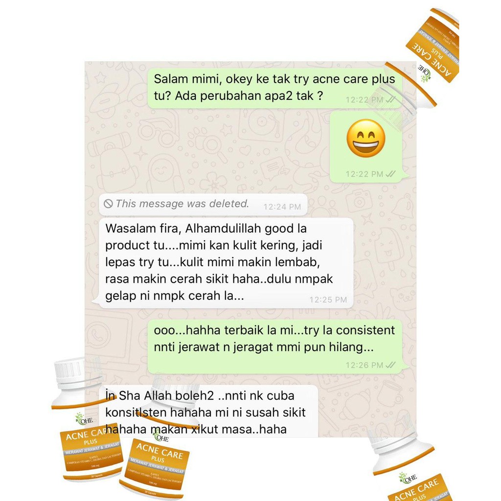 Acne Care Plus Ubat Hilang Jerawat Jeragat Ac Plus Original HQ 