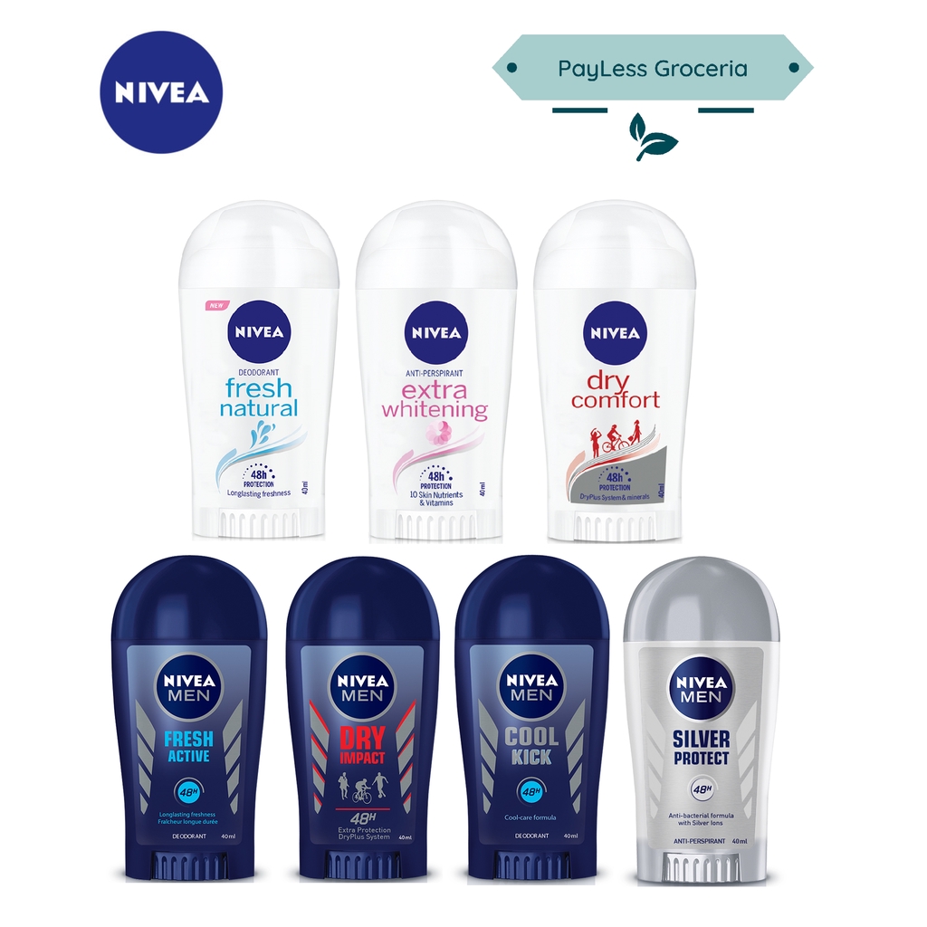 Nivea Deodorant Stick 40ml Shopee Malaysia