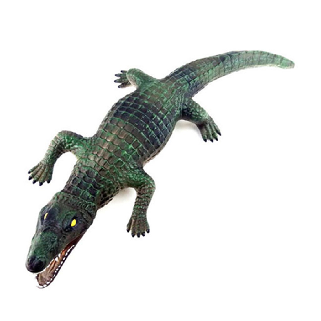 large plastic crocodile toy