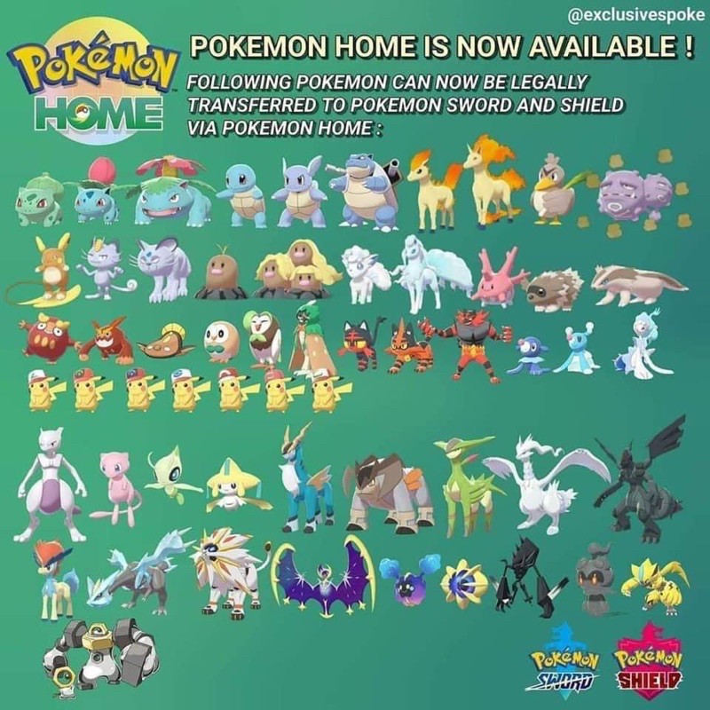 Shiny Pokemon For Sword Shield Shopee Malaysia