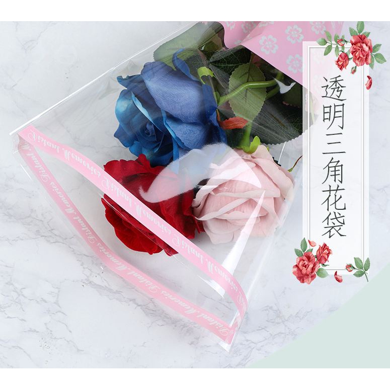 bouquet plastic wrap