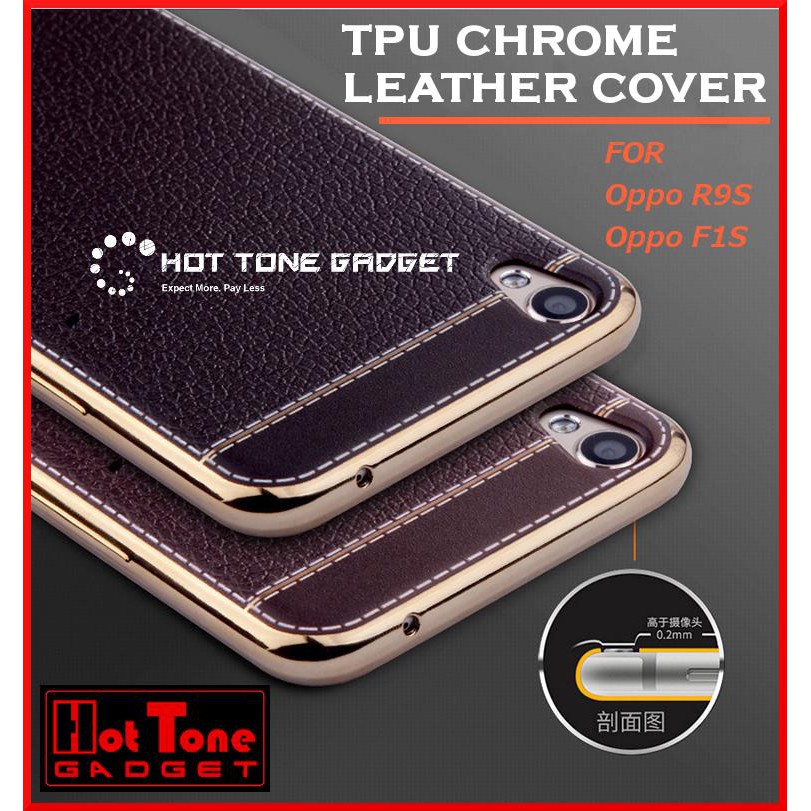 Case Ultrathin Shining Chrome Untuk Oppo Neo F1s A59 Black 