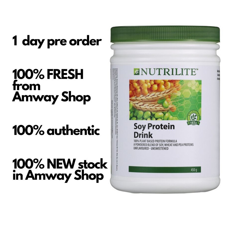 AMWAY NUTRILITE Soy Protein Drink (450g) Shopee Malaysia