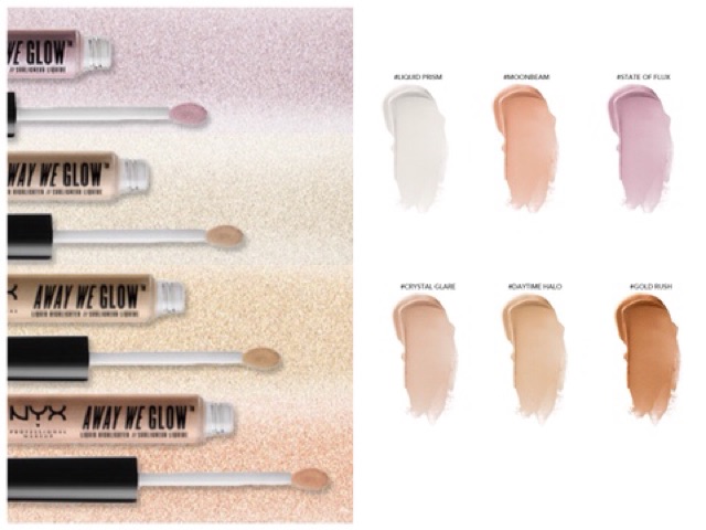 nyx moonbeam away we glow highlighter