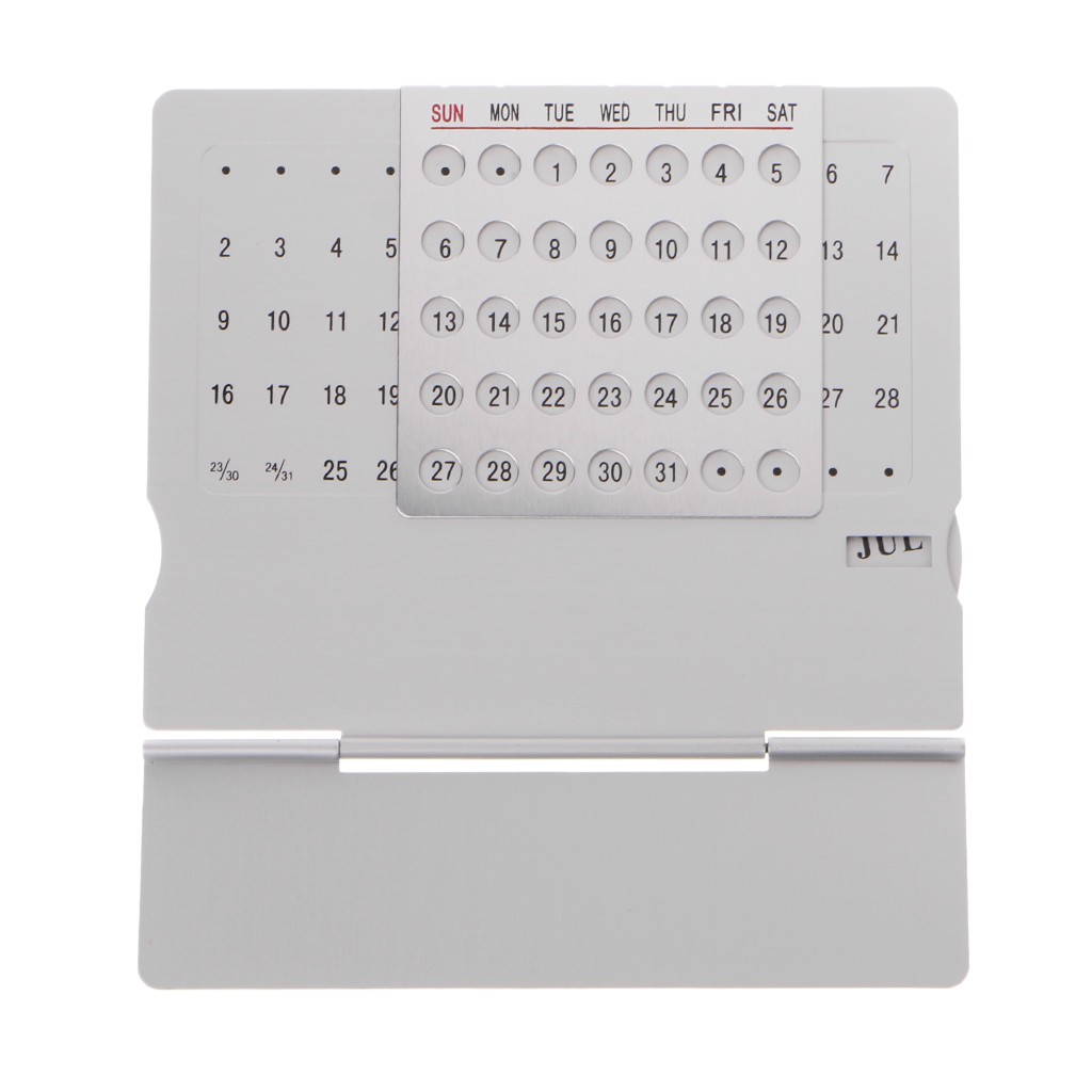 Super Perpetual Unique Adjustable Desk Calendar Office Supplies