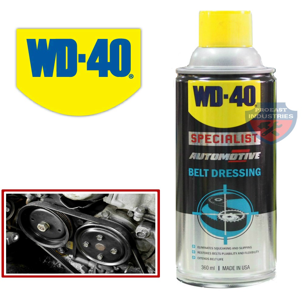 WD40 AUTOMOTIVE BELT DRESSING 360ml Shopee Malaysia