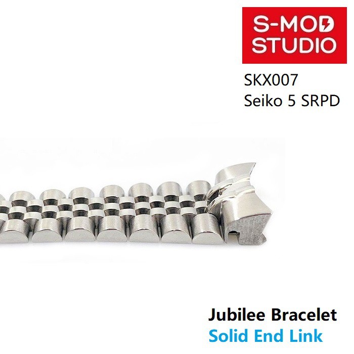 S-MOD Seiko 5 SRPD Jubilee Bracelet Strap Band Solid End Link 22mm Seiko  Mod | Shopee Malaysia