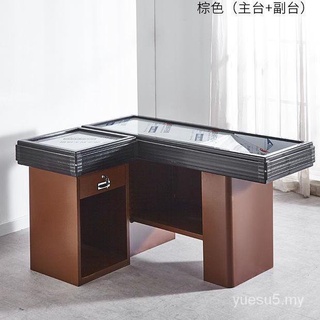 Large Shopping Mall Supermarket and Convenience Store Fruit Shop Pharmacy and Other Assembled-Free Metal Cashier Stainless Steel Countertop