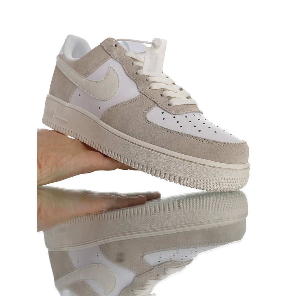 air force 1 beige and white