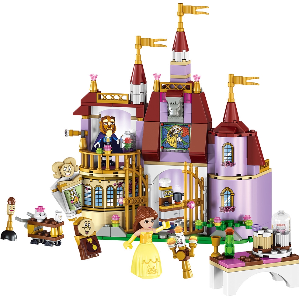 lego beauty and the beast castle