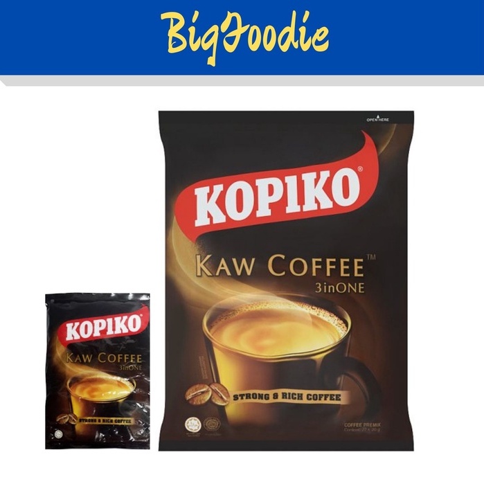 [BFD] Kopiko Kaw 3 in One Instant Coffee 20gm x 27sachet Shopee Malaysia