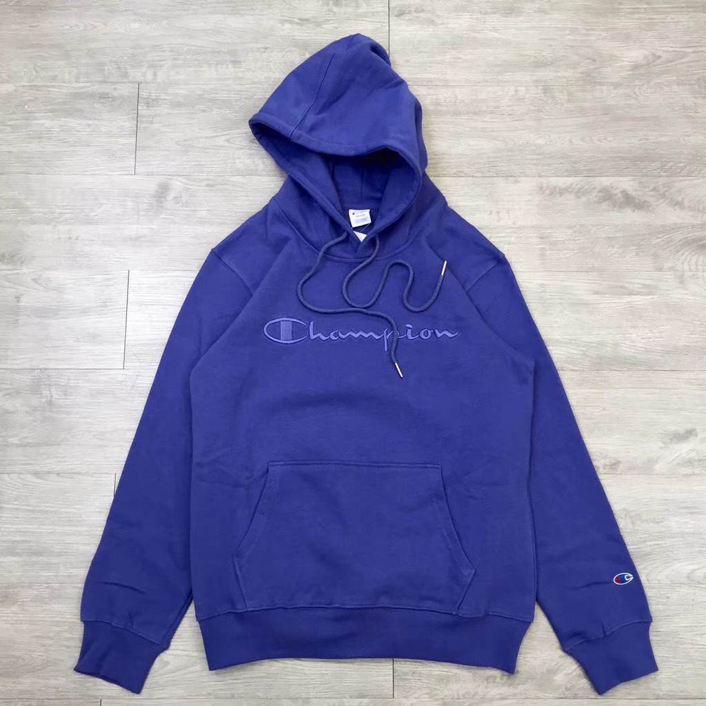 champion big and tall script logo hoodie