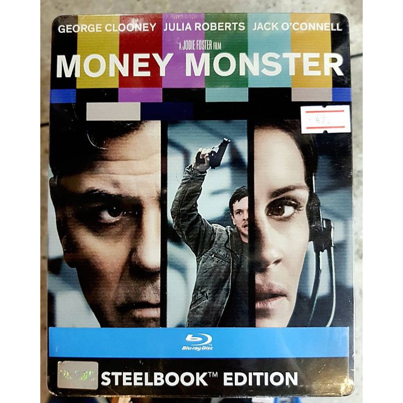 Blu-ray​ Steel Teel​Book Book Book​ : Money Monster (2016) Financial Game Hell On Air "Gorge Cooney Julia Roberts" A Judie Foster Film