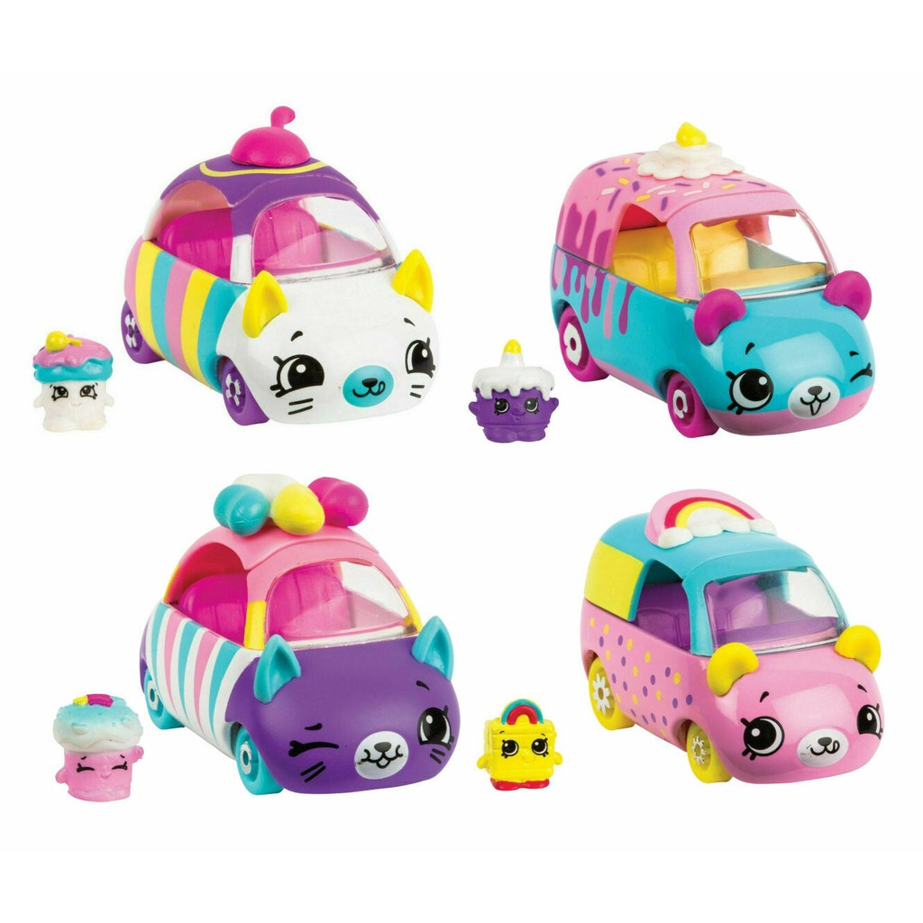 shopkins cutie cars collectors rainbow cake cupcake van