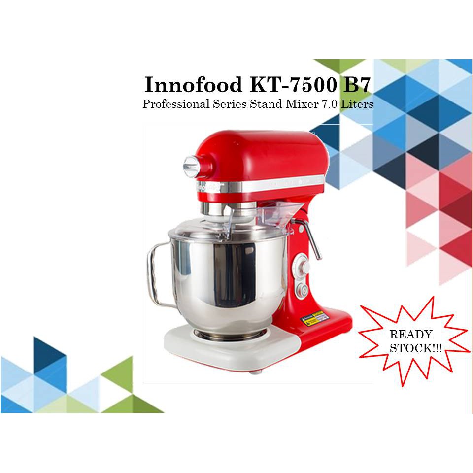 Innofood KT7500 Professional Series Stand Mixer 7.0 Liters (Heavyduty