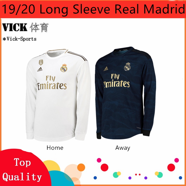 real madrid away kit 19 20 long sleeve