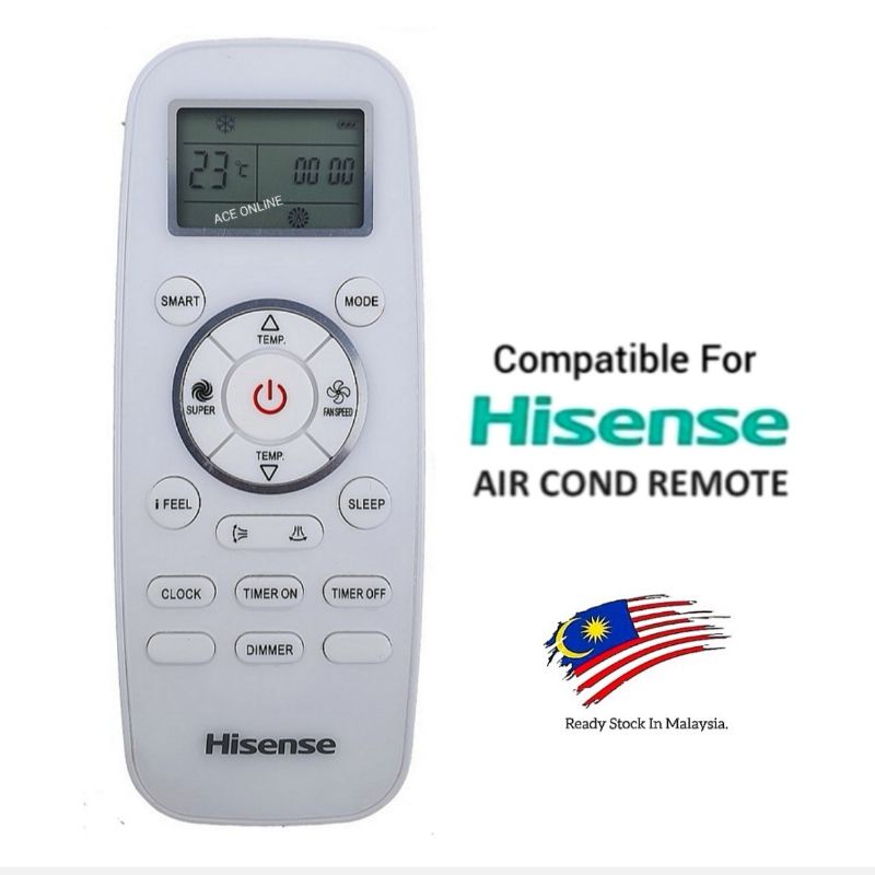 Hisense Air Conditioner Remote Control DG11L102 Replacement For DG11L1