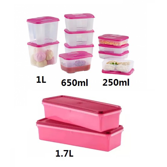 Tupperware FreezerMate Junior/ Small/ Medium/ Large 250ml OR 290ml OR 550ml OR 650ml OR 1L OR 1.5L OR 2.3L OR 5.6L