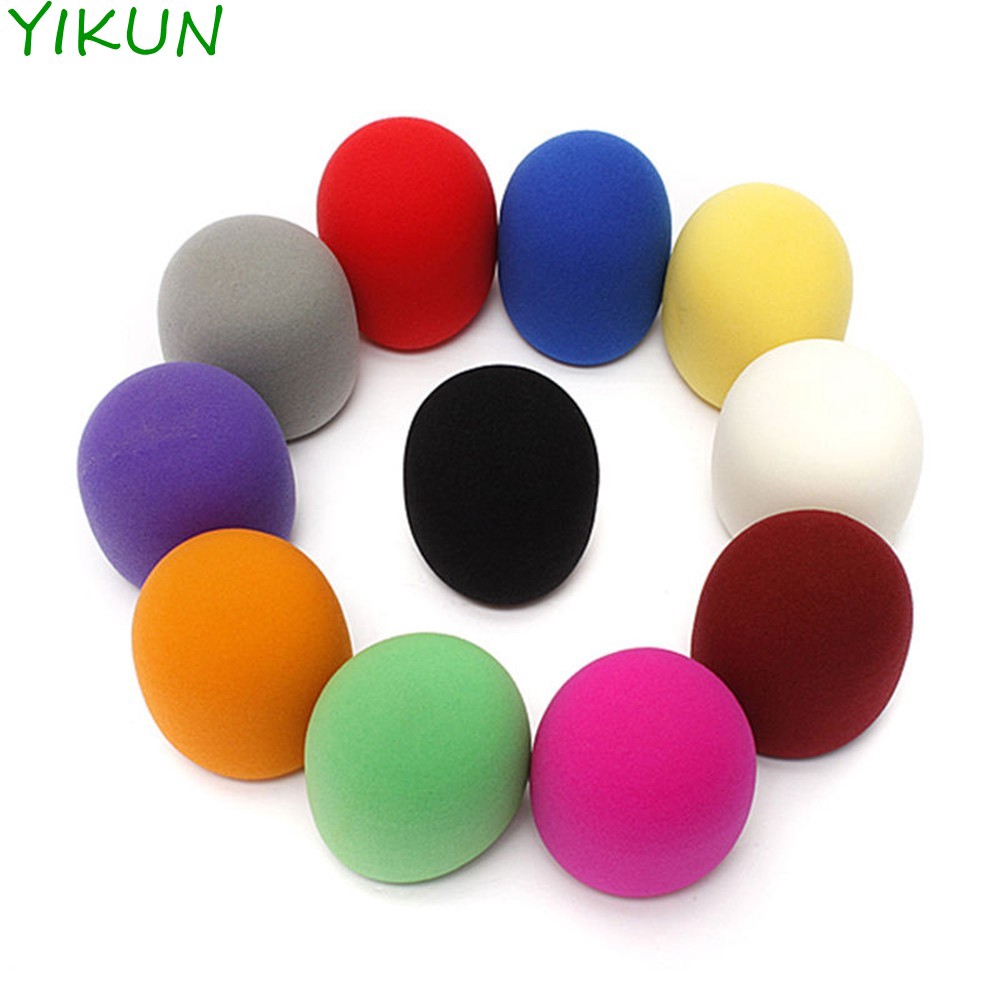 10pcs Karaoke Sponge Dj Microphone Foam Windscreen Mic Cover Shopee Malaysia