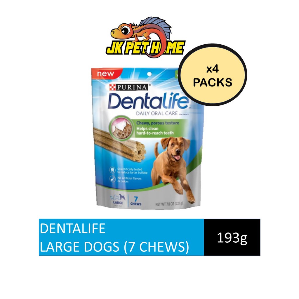 PURINA DentaLife® Daily Oral Care Dog Treats For Large Dogs4 packs (7