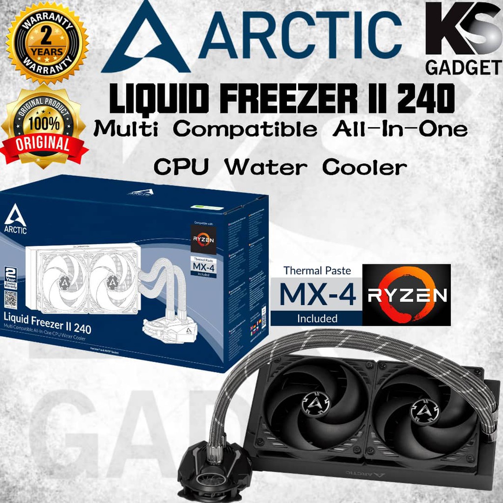 ARCTIC Liquid Freezer II 240 - Multi Compatible All-in-One CPU Water ...