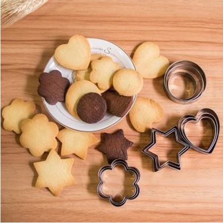 Cookie Cutters Plunger Biscuit DIY Mold 