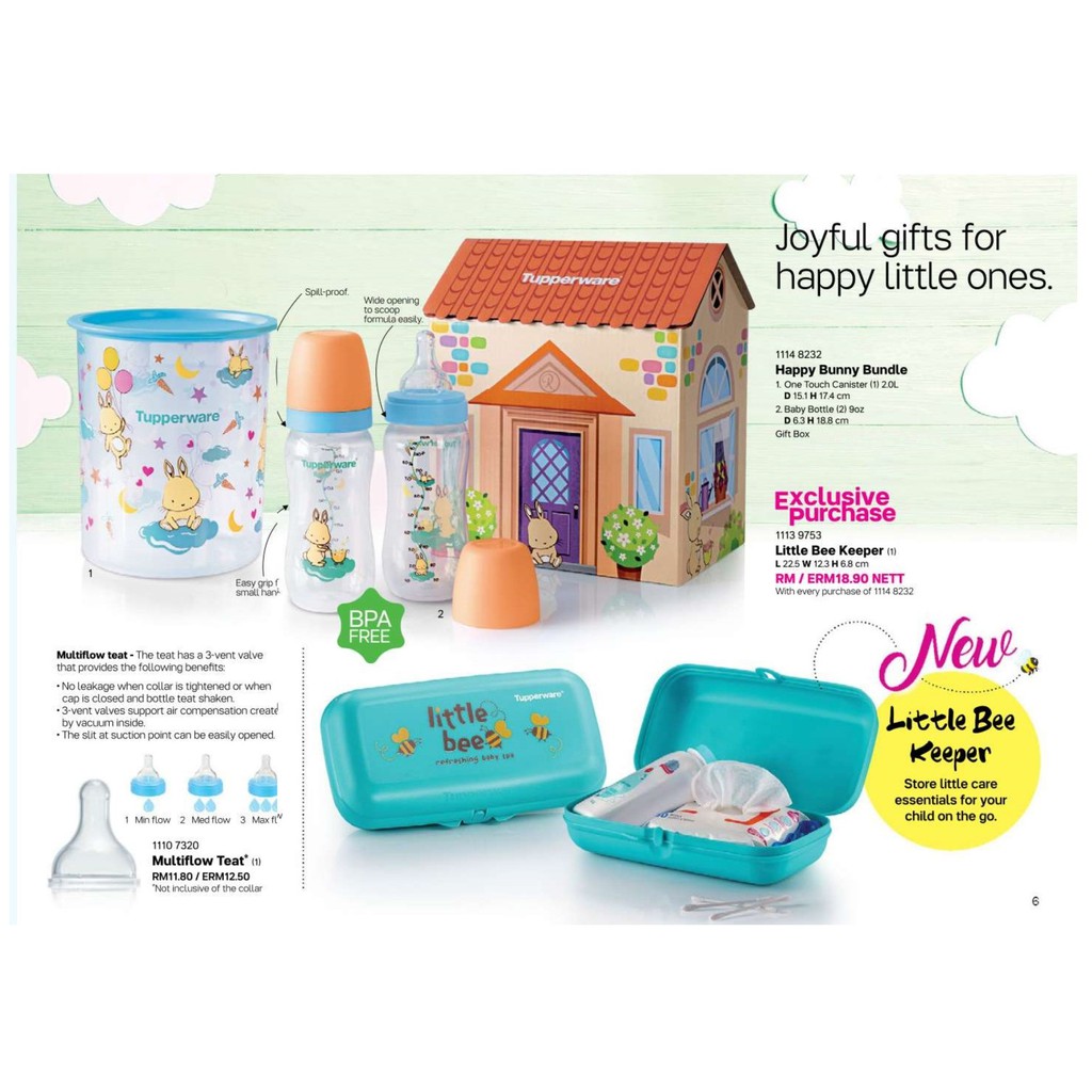 Tupperware Happy Bunny Bundle for Toddler