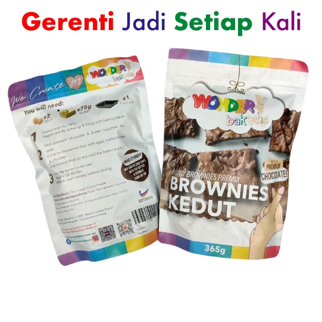 Brownies Kedut Tepung Set Lengkap Full Set Fudgy Brownie Premix With Premium Chocolate Gerenti Jadi Setiap Kali Shopee Malaysia