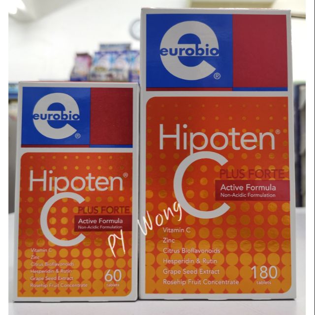 Eurobio Hipoten C Plus Forte Tab New Active Formula Shopee Malaysia