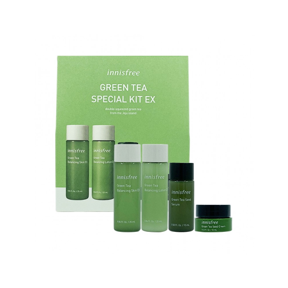 Innisfree Green Tea Special Kit Ex 4 Items Malaysia