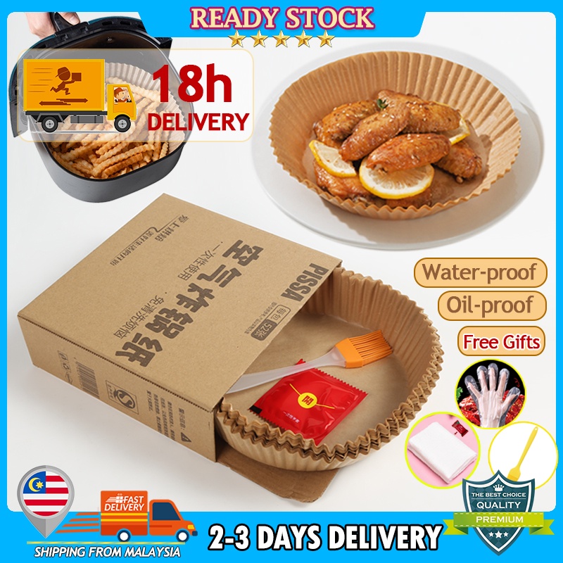 ‍High quality‍ 104PCS Air fryer paper set no need wash the pot Baking Paper Liner Practical,safe,convenient 空氣炸鍋油纸