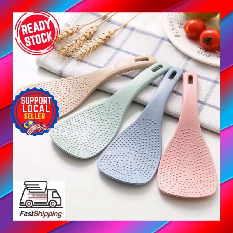 Doorgift Kitchen Plastik Spoon Dapur Malaysia Senduk Nasi Lauk Plastik Silicon Malaysia Utensil Set Scoop Non Stick