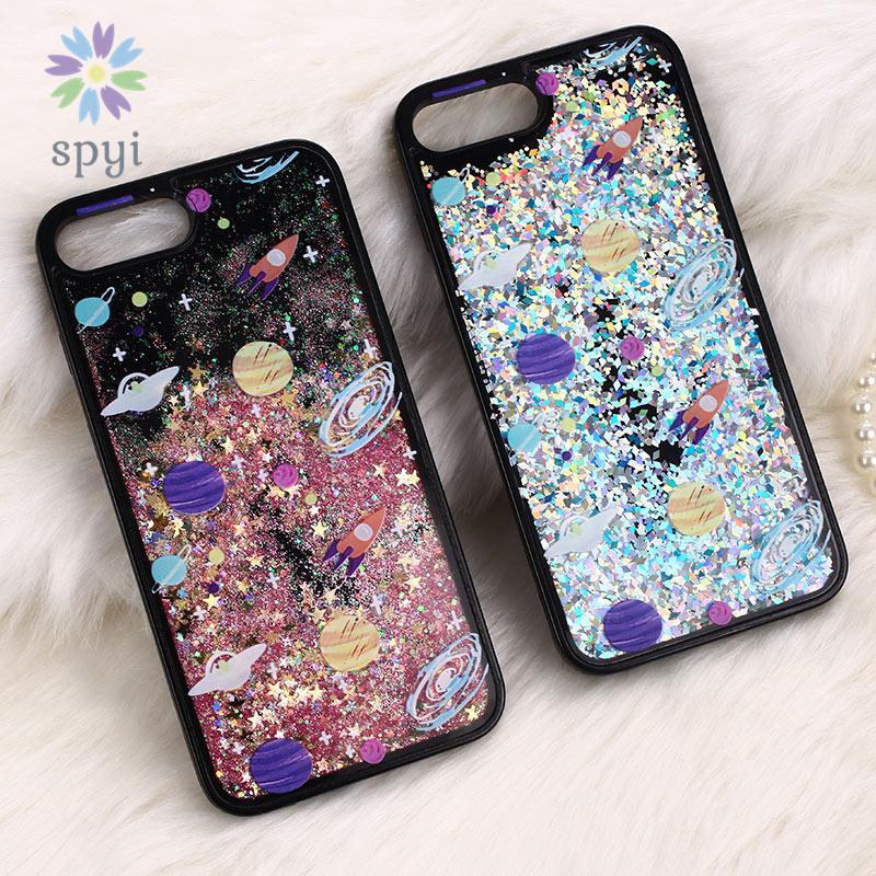 Cod Planet Phone Cases Shining Glitter For Iphone 7 Plus