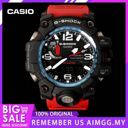 casio mudmaster red