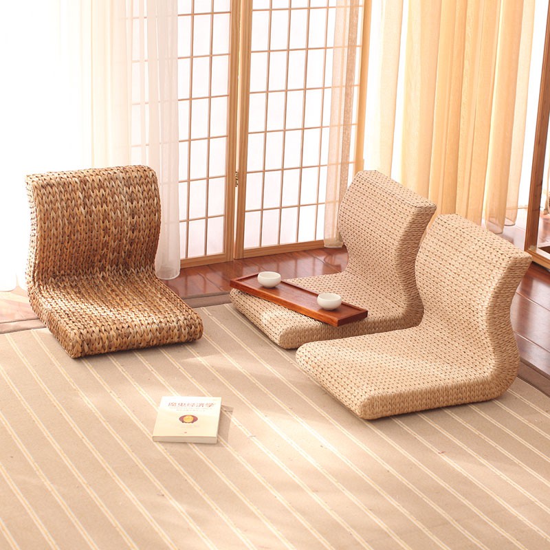 Want Small Shop Grass Art Tatami Seat Japanese Simple And Room Chair