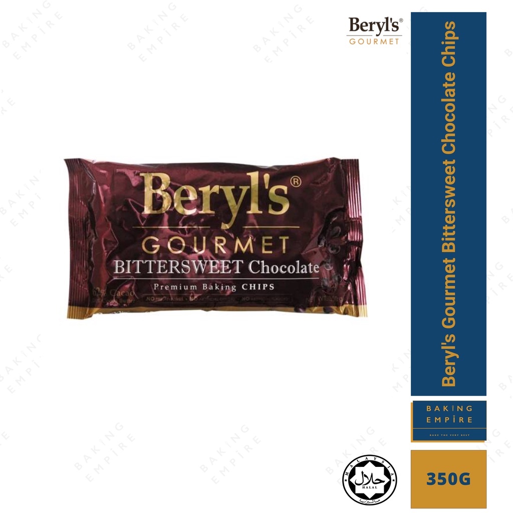 Beryls Bittersweet Chocolate Chips 350g Shopee Malaysia