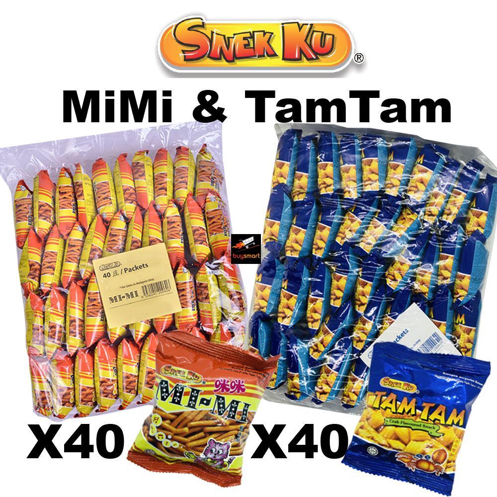 Snek Ku Mimi Tam Tam 16gx40packs Halal Malaysian Snack Birthday Party Keropok Makanan Ringan Shopee Malaysia