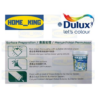 100 Original ICI DULUX 7LT Maxilite Plus Emulsion Paint 100 Original ICI DULUX 7LT Maxilite Plus Emulsion Paint