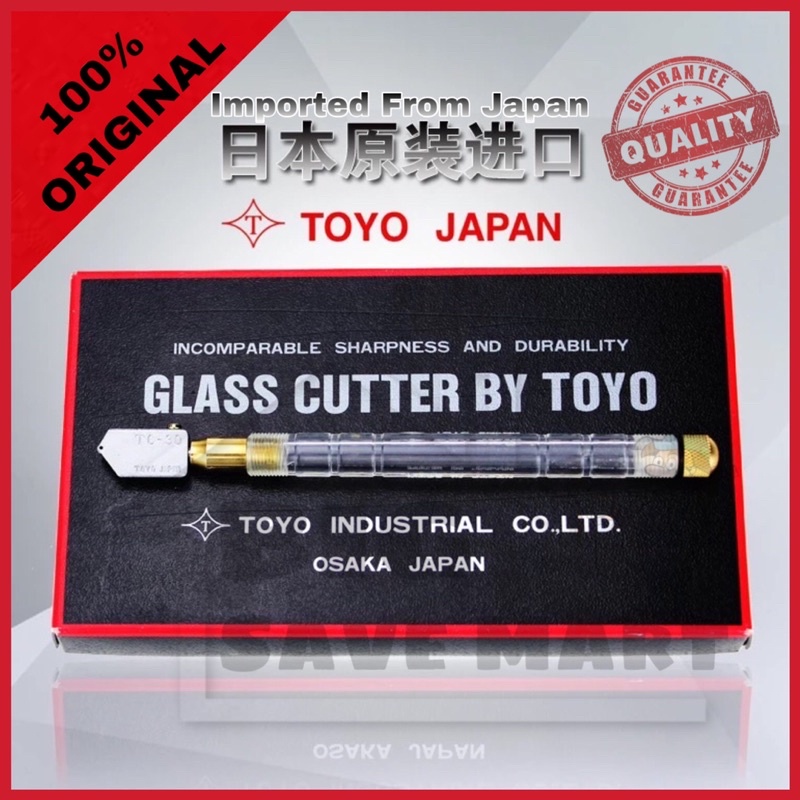 TOYO TC30 Glass Cutter/Oil Glass Cutter Shopee Malaysia