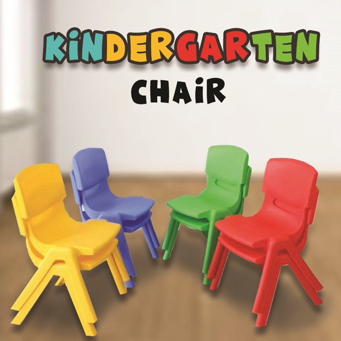 Kindergarten Chair Colorful Kid Children Stackable Study Chair Shopee