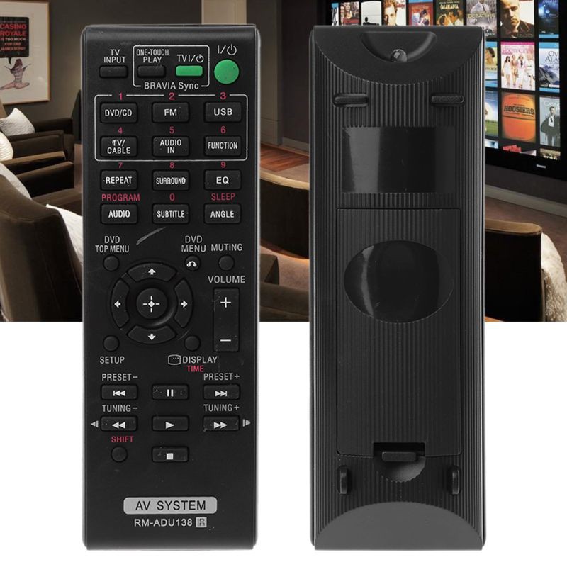 Wili Remote Control Replace RMADU138 Audio Video Receiver for Sony AV Home Theater System DAV
