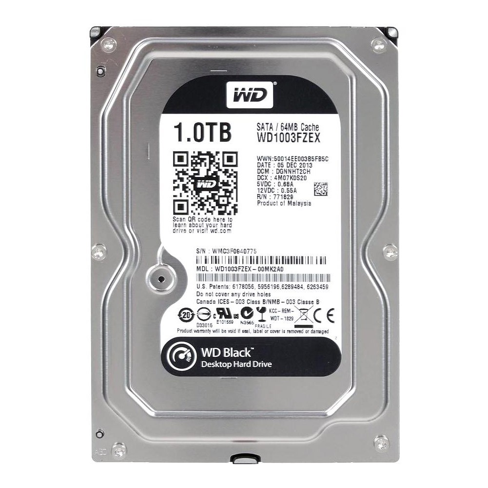 Wd Black 1tb 3 5 Pc Hdd Wd1003fzex Shopee Malaysia